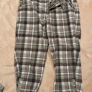 Plaid Fashion Bug Capris Size 12